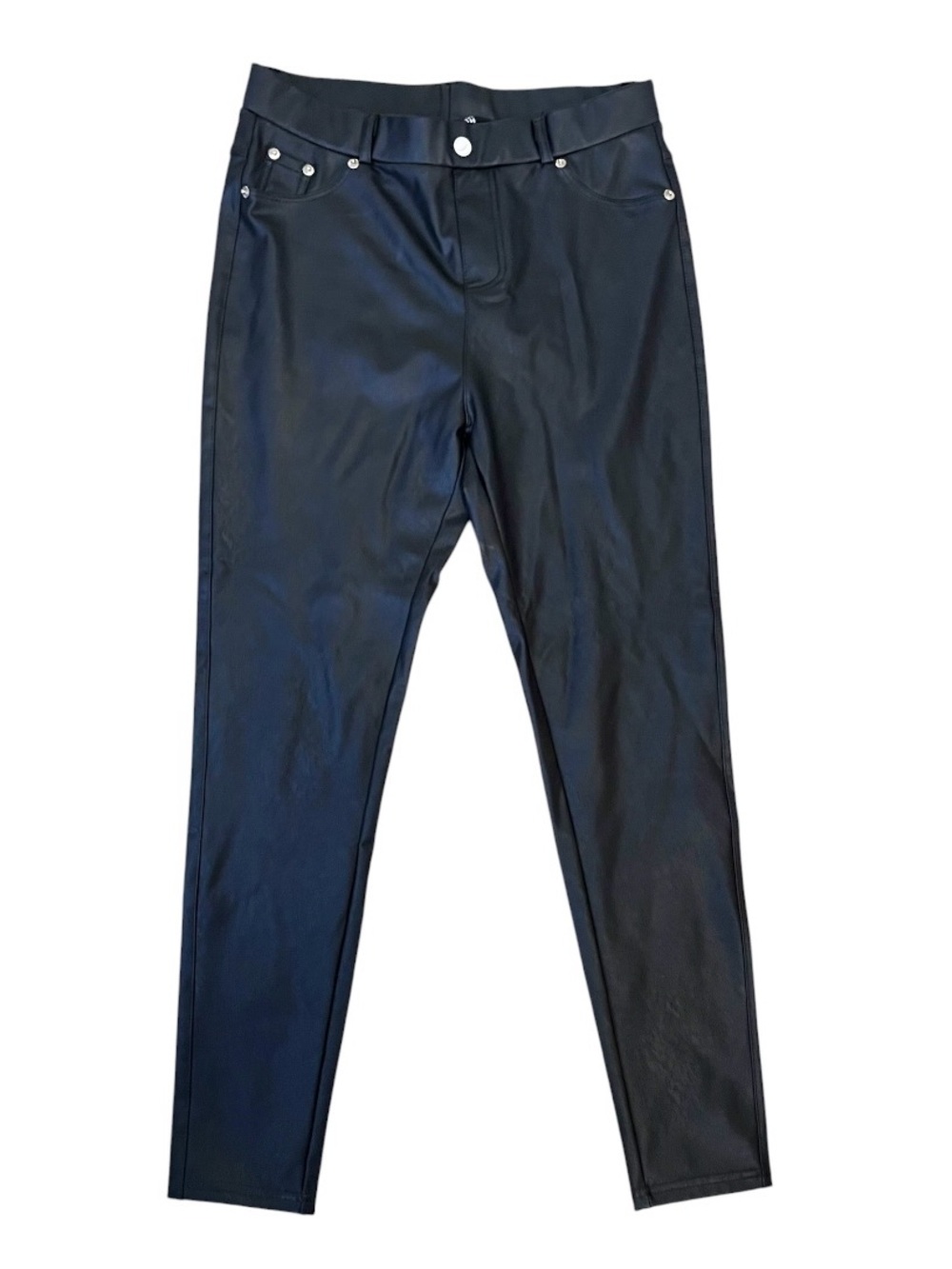 Faux Leather Skinny Jeans Leggings Black Women’s Size M